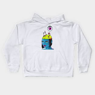 The World in my mind Kids Hoodie